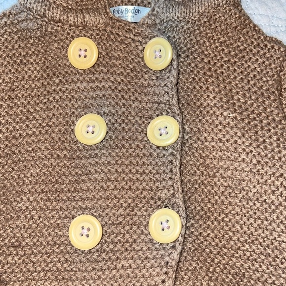 Mini Boden 6-12 MONTHS Deer hooded sweater. Excellent condition. - Picture 9 of 12